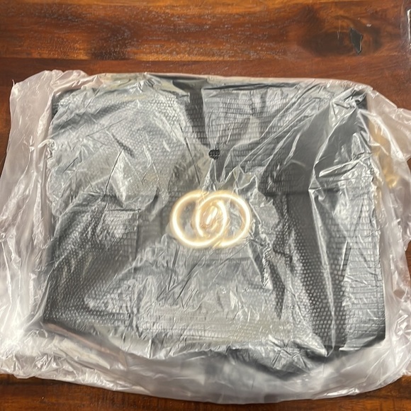 Designer Black Circle Monogram Mini Handbag - Picture 5 of 11